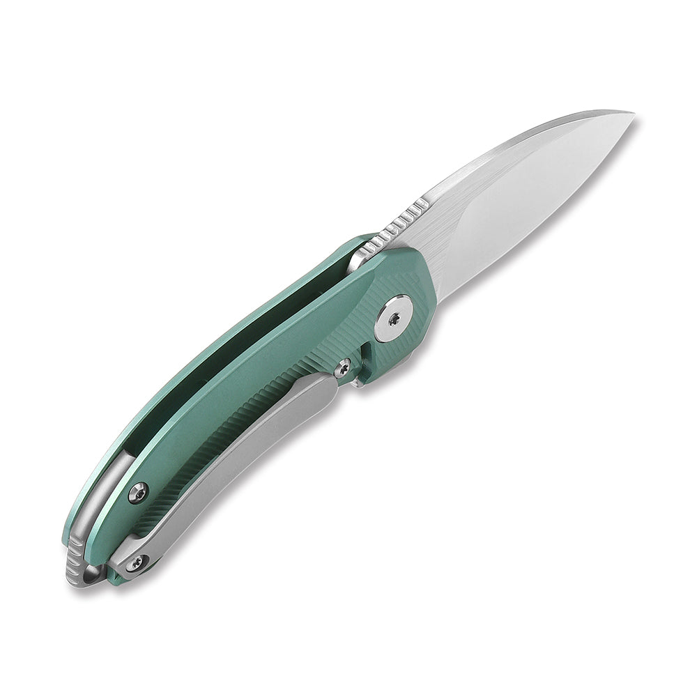 QSP Knife Hamster Framelock Green Folding Knife 138c – Atlantic Knife ...