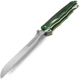 Havalon Hydra Green Aluminum Folding Pocket Knife w/ Case 52120