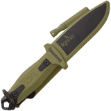 Browning Ignite 2 Green Fixed Blade Knife + Sheath 0335