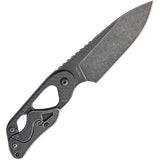 Real Steel Cormorant Apex Blackwash Stainess Fixed Blade Knife 3724