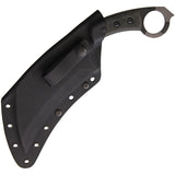 TOPS Tac Karambit Black Micarta Camo 1095HC Steel Fixed Blade Knife TAC01C