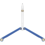Spyderco Baliyo Blue & White Rolling Flips Twirls Tricks Folding Arms Pen YUS107