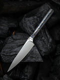 We Knife Blue Carbon Fiber Yakula Utility Fixed Blade Knife 2013a