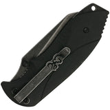 Browning Hysteria Linerlock Black G10 Stonewash Folding Drop Pt Knife 263