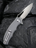 Civivi Little Fiend Linerlock Gray G10 Folding D2 Steel Pocket Knife 910A