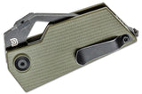 Kizer Cutlery OD Green CyberBlade Linerlock Folding Knife v2563a1- Kizer SALE