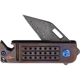 Bestech Knives Damascus Ball Lock Folding Knife 2008b