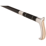 Gil Hibben Old West Custom Fixed Blade Black Smooth Handle Wood Cane Sword 5045