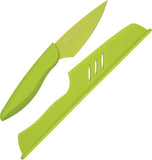 Kershaw Green Pure Komachi Kitchen Fixed Carbon Steel Blade Paring Knife