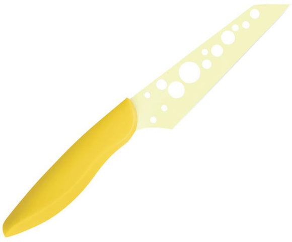 Kershaw Pure Komachi 2 Series Yellow Kitchen Fixed Steel Blade Cheese Knife