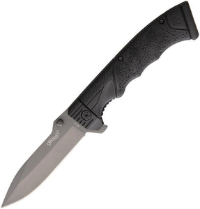 Walther PPQ Linerlock Black Handle Titanium Finish Stainless Folding Knife