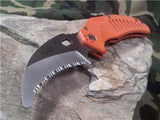 5.11 Tactical LMC Linerlock Serrated Orange Folding Knife 51086