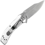 5.11 Tactical Inceptor Curia Framelock Folding Blue FRN Handle with Stainless Back Knife