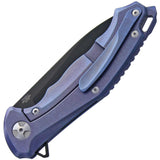 Defcon Agent Framelock Blue Folding S35VN Pocket Knife 52891