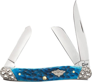 Case XX Stockman blue bone pocket knife