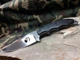 Elk Ridge Fixed Knife 8" Black Pakkawood Plain Edge Stainless Hunter - 542sl