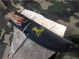 Elk Ridge Fixed Knife 9 1/2" Burl & Pakka Wood Full Tang - 559