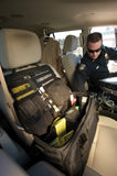 5.11 Tactical Wingman Patrol Police Secure to Passenger Seat Storage Case Black Bag