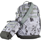 5.11 Tactical Mira 2 in 1 Gray Camo Outdoor Survival Hiking & Camping Backpack Crossbody Bag