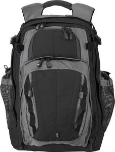 5.11 Tactical COVRT 18 Outdoor Survival Hiking & Camping Black with Gray Trim Backpack