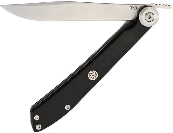 Kershaw Linerlock Blade Folding Black POM-Griffe Handle Steak Knife