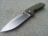 Kizer Vigor Folding Green Linerlock Knife OD - v3403a2