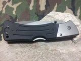 Ka Bar Black Tanto Mule Folding Knife  Combo Edge G10 - 3065