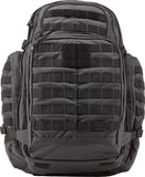 5.11 Tactical Rush 72 Outdoor Survival Hiking & Camping Double Tap Black & Gray Backpack
