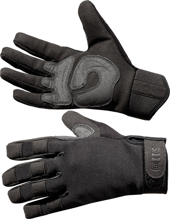 5.11 Tacitcal A2 Black Faux Leather Suede Palm Large Men's Gloves