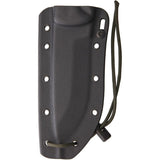 ESEE 11" Model 5 Part Serrated Tactical Fixed BLK Blade Canvas Handle Knife Sheath