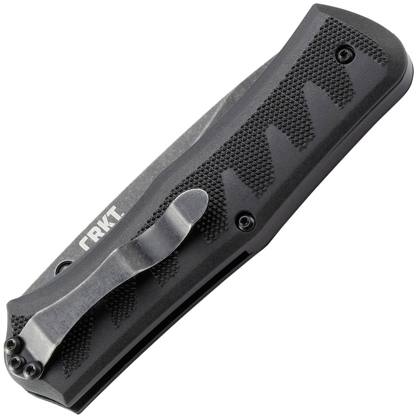 CRKT Ruger Black Crack-shot Compact Assisted SERRATED Folding Knife 12 ...