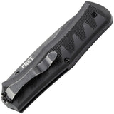 CRKT Ruger Black Crack-shot Compact Assisted SERRATED Folding Knife 1202K