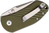Kizer Cutlery Contrail Linerlock Green Folding Knife v2540c2
