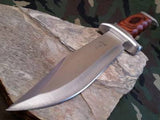 Elk Ridge Hunting Bowie 12.5" Knife W/  Wood Handle - 012