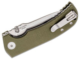 Spartan Blades Astor Green G10 Drop Point CTS-XHP Folding Knife bl8gr