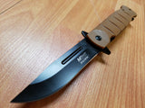 MTECH Brown Spring Assisted Folding Clip Point Pocket Knife - a905bn