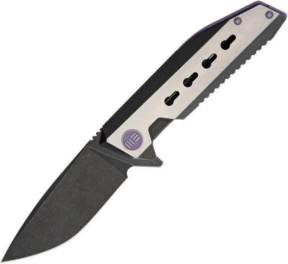 WE KNIFE Black Flipper Titanium Folding Pocket Knife S35VN - 602C