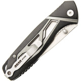 Bear Edge Knives Sideliner Black & Gray Aluminum Linerlock Folding Knife 61107
