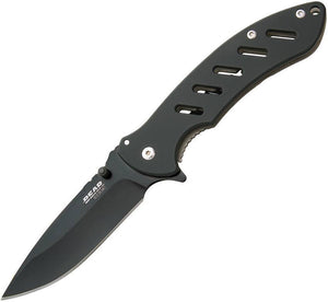 Bear Edge Knives Brisk 1.0 Framelock Black Stainless Folding Blade Knife