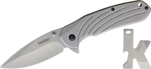 Kershaw Framelock A/O Stainless Folding Knife + K Tool Combo