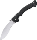 Cold Steel Rajah 2 Lockback Black Handle Stainless Folding Knife