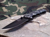 Master Folding Rescue Spring Assisted Knife - Skull Camo A001GYSC