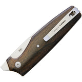 Viper Dan 2 Ziricote Wood Stainless Bohler N690 Folding Knife 5930ZI