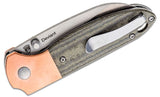 Kizer Cutlery Deviant Green and Copper Folding Knife 3575a1