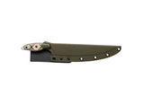 TOPS 11.5" Filet G10 handle 154cm blade knife + Sheath 01