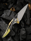 We Knife Co Ltd Eterna Gold Framelock Folding Knife 918c