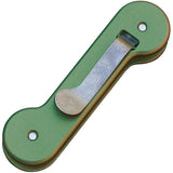 KeyBar Green Aluminum Handle Holds 12 Keys 241