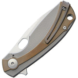 Viper Lille Framelock Titanium Bronze Handle Bohler M390 Folding Knife 5962TIBR