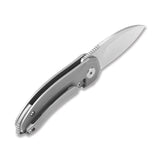 QSP Knife Hamster Framelock Grey Folding Knife 138a