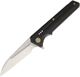 WE KNIFE 8" Black G10 Wharncliffe Flipper Folding Pocket Knife Bohler M390